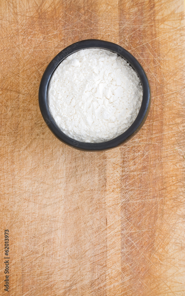 flour in a bowl flour in a bowl