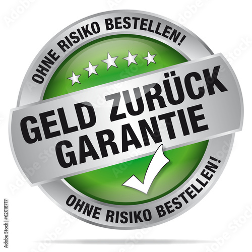 Geld zurück Garantie – ohne Risiko bestellen!