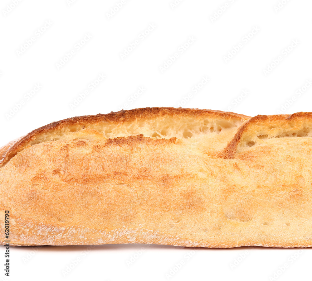 Bread loaf. Place for text.