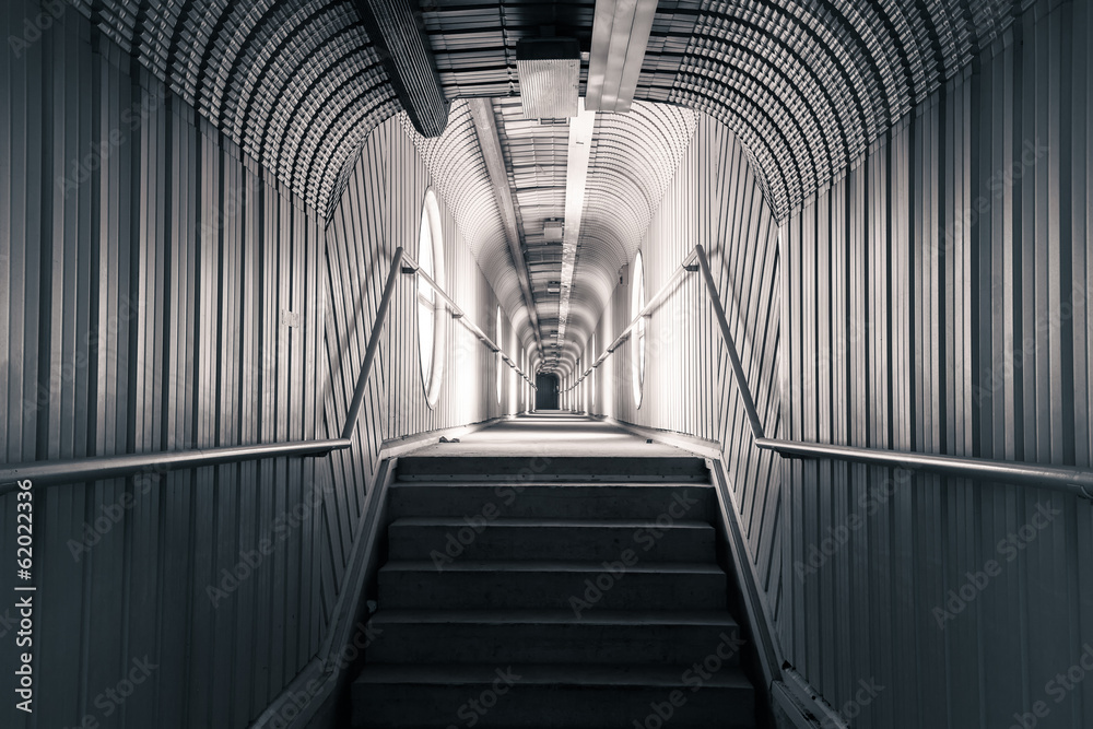 Fototapeta premium modern arched passageway in a factory