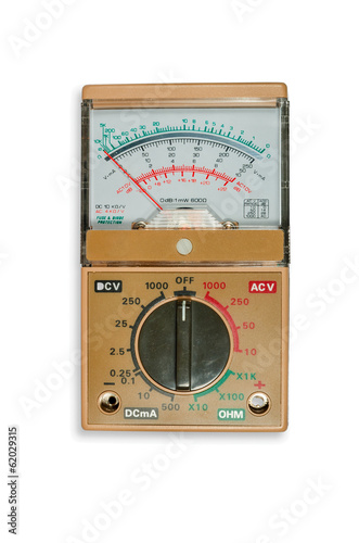 Analogic Volt-Ohm meter multimeter photo