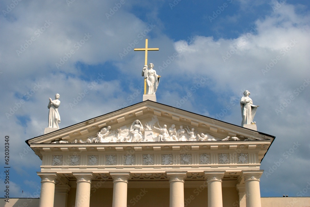 The Cathedral of Vilnius is the main Roman Catholic Cathedral