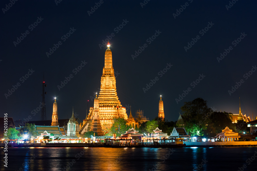 Wat Arun The Temple of Dawn in Bangkok, Thailand