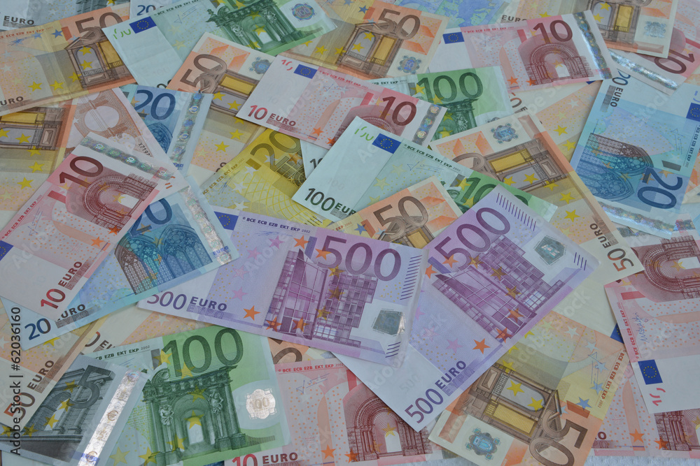 Euro, Geld, Banknoten, Geldscheine, Währung, Europa, EZB
