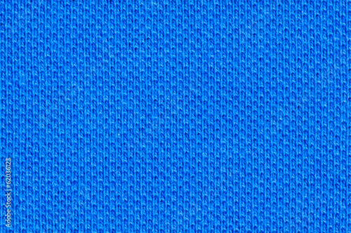 Bright blue cotton pique textile