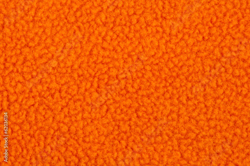 Orange cotton fleece texture photo