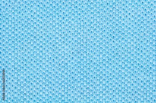Light blue cotton pique fabric texture