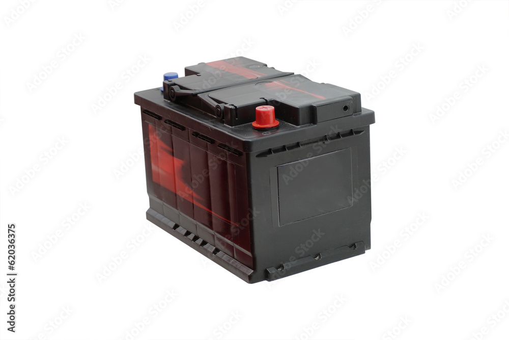 The image of an accumulator isolated The image of an accumulator isolated