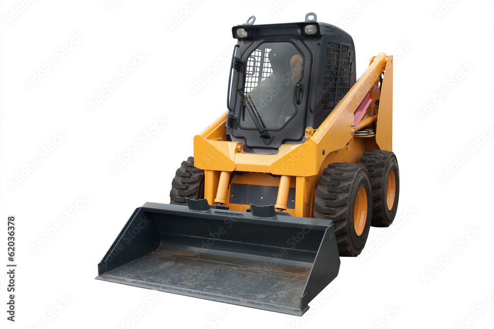 Fototapeta premium Mini tractor isolated