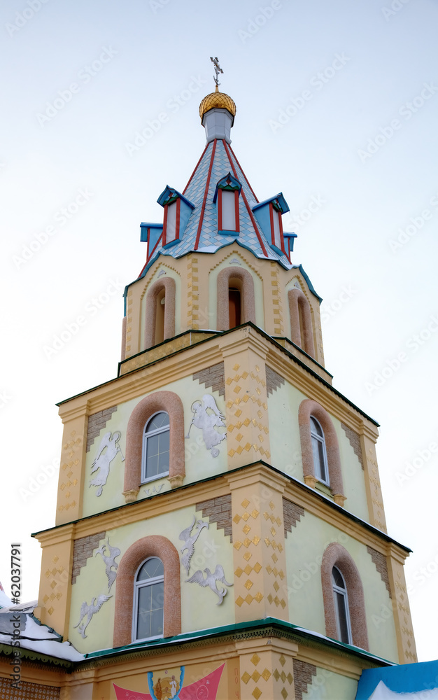 Church of St. Paraskeva Pyatnitsa in Dedilovo. Tula region, Russ
