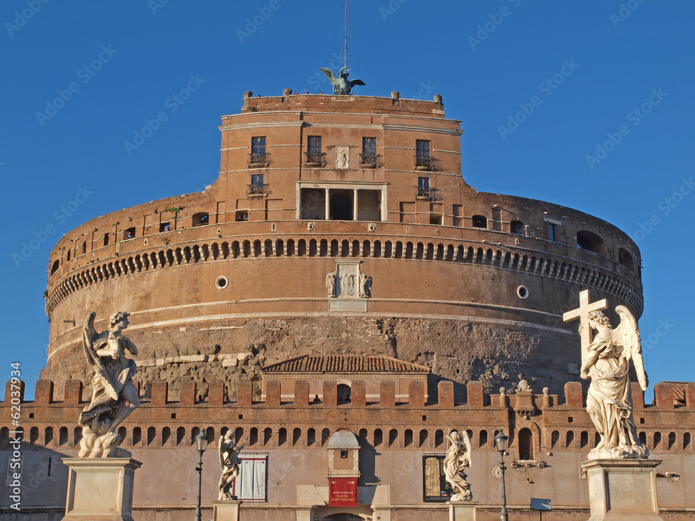 Castel Sant'Angelo in Rome, Italy.