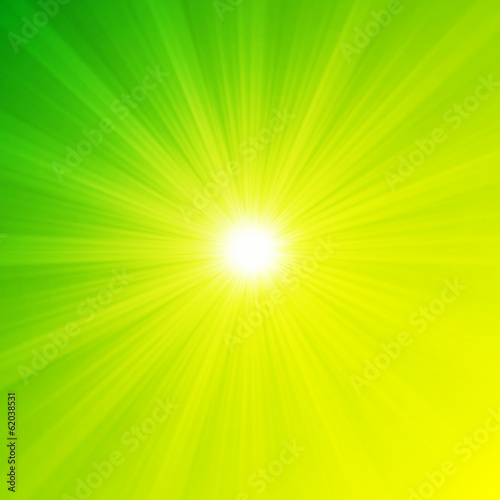 green energy lights, abstract environmental concept background