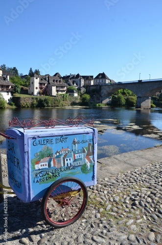 Ville d' Argentat en Corrèze photo