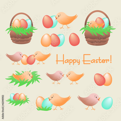 Ostern - Set Küken