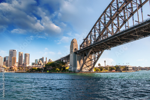 Stunning view of Sydney Harbour Bridge from the water © jovannig