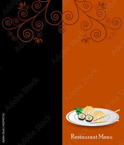 Japanese food Menu