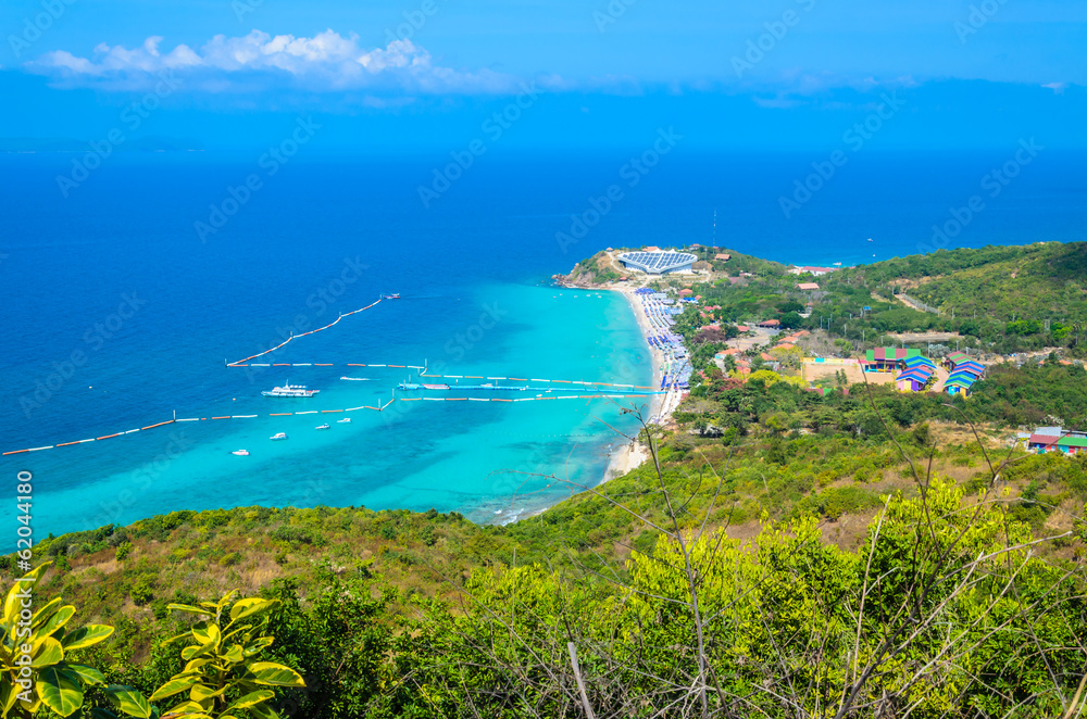 koh larn island tropical beach in pattaya city Thailand koh larn island tropical beach in pattaya city Thailand