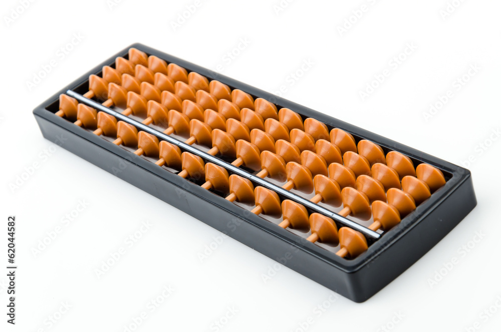 Abacus isolated white background Abacus isolated white background