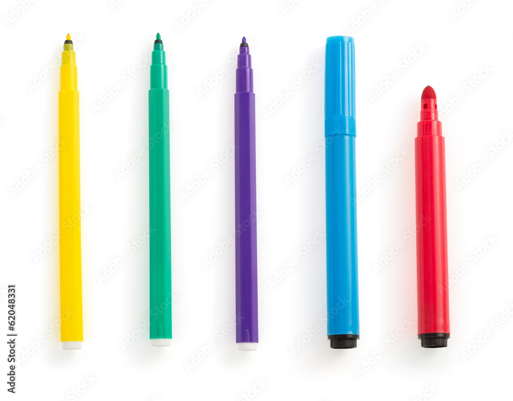 felt pen on white felt pen on white