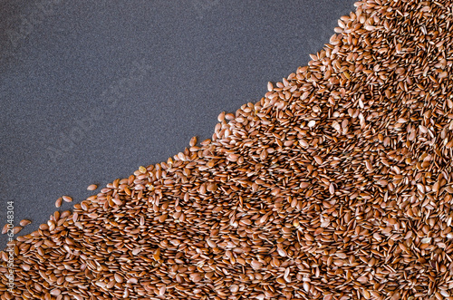 Healthy Flax seed Background