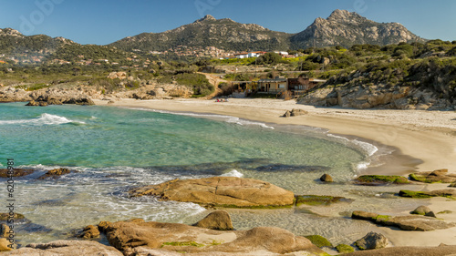 Plage de Petra Muna, near Calvi in Corsica photo