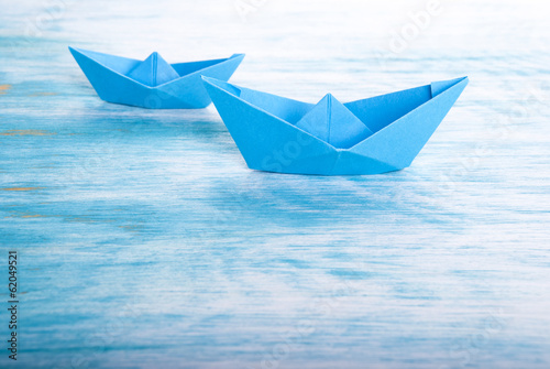 Two Boats in the Sea