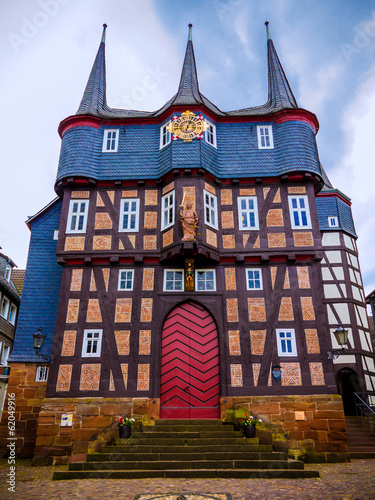 Frankenberg Eder, das 10-türmige Rathaus erbaut 1509 photo