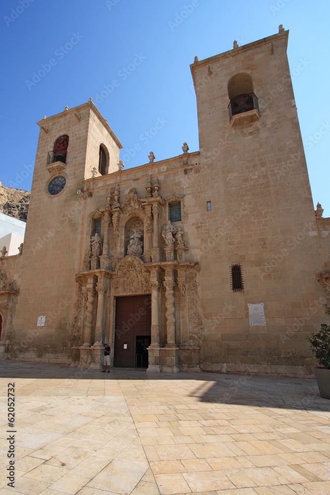 Fototapeta premium Basilica de Santa Maria in Alicante, Spain