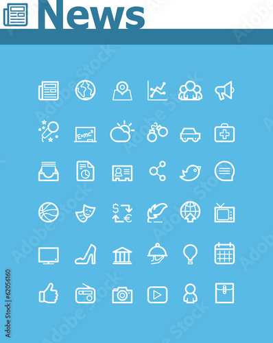 News icon set