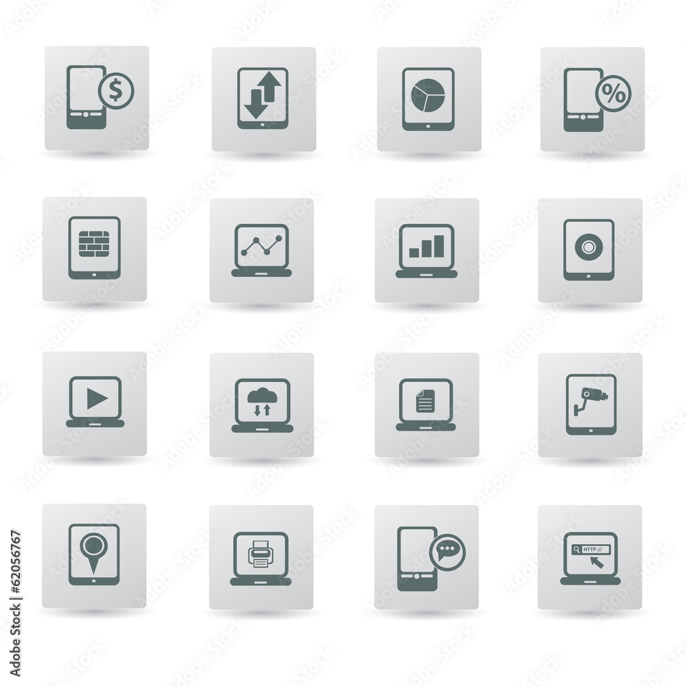 Computer mobile phone and tablet pc,icon set,vector Computer mobile phone and tablet pc,icon set,vector