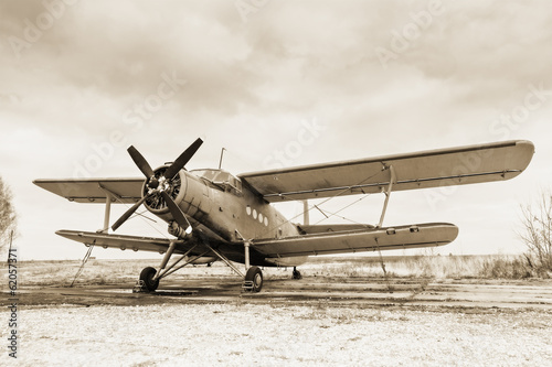 Canvas Print Old airplane