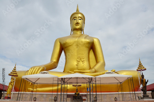 Big Buddha of  Wat Bangchak at Nonthaburi Thailand