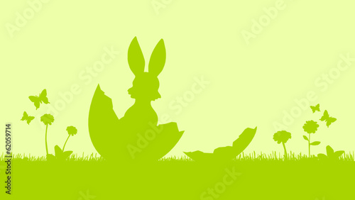 Osterhase Eierschale