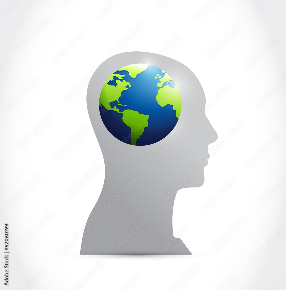 think international concept illustration design think international concept illustration design