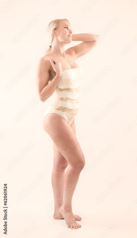 Girl in a swimsuit Girl in a swimsuit
