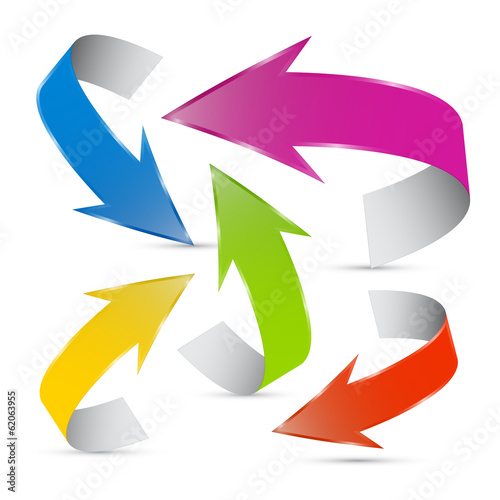 Colorful Vector Arrows Set Isolated on White Background Free Download Colorful Vector Arrows Set Isolated on White Background - GFXLoad