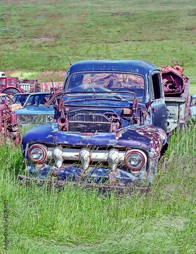 Old cars dump