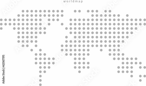 World Map Dotted