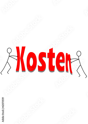 Strichmännchen drücken Kosten