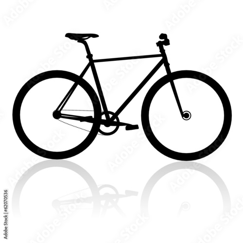Fahrrad Vektor Silhouette