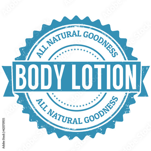 Body Lotion stamp