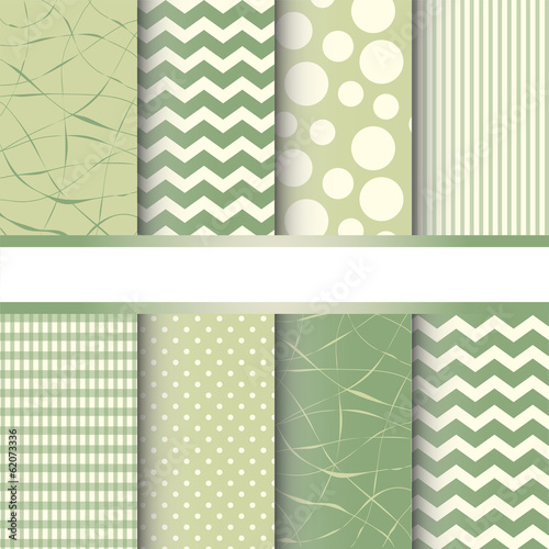 Set of seamless patterns