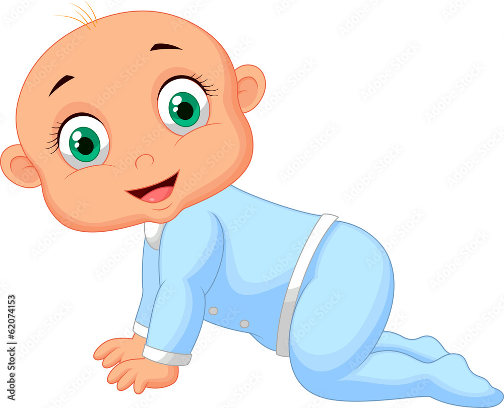 Crawling baby Crawling baby