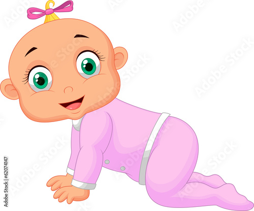 Crawling baby