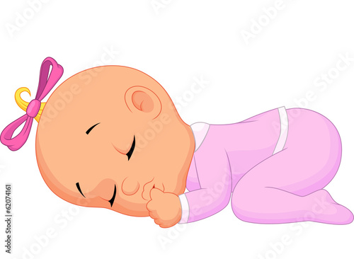 Baby girl sleeping