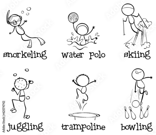 Different indoor and outdoor activities