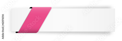 the banner with tag