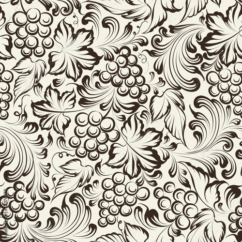 Vine seamless background