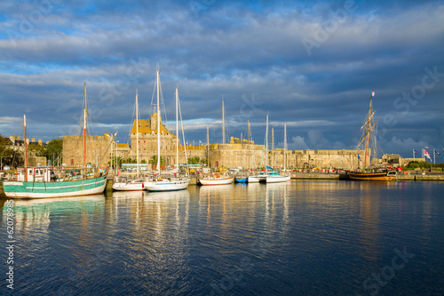 harbour of Saint Malo, France