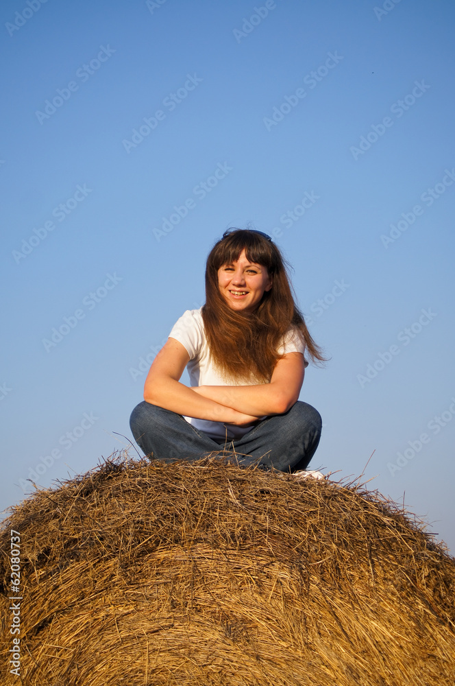 Portrait of a charming and lovely girl Portrait of a charming and lovely girl